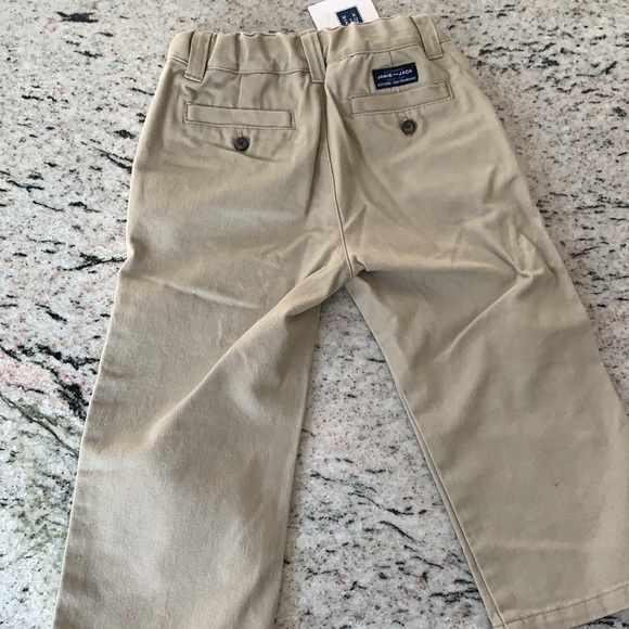 NWT Janie and Jack adjustable waist khaki pants 18-24 months - Picture 2 of 3